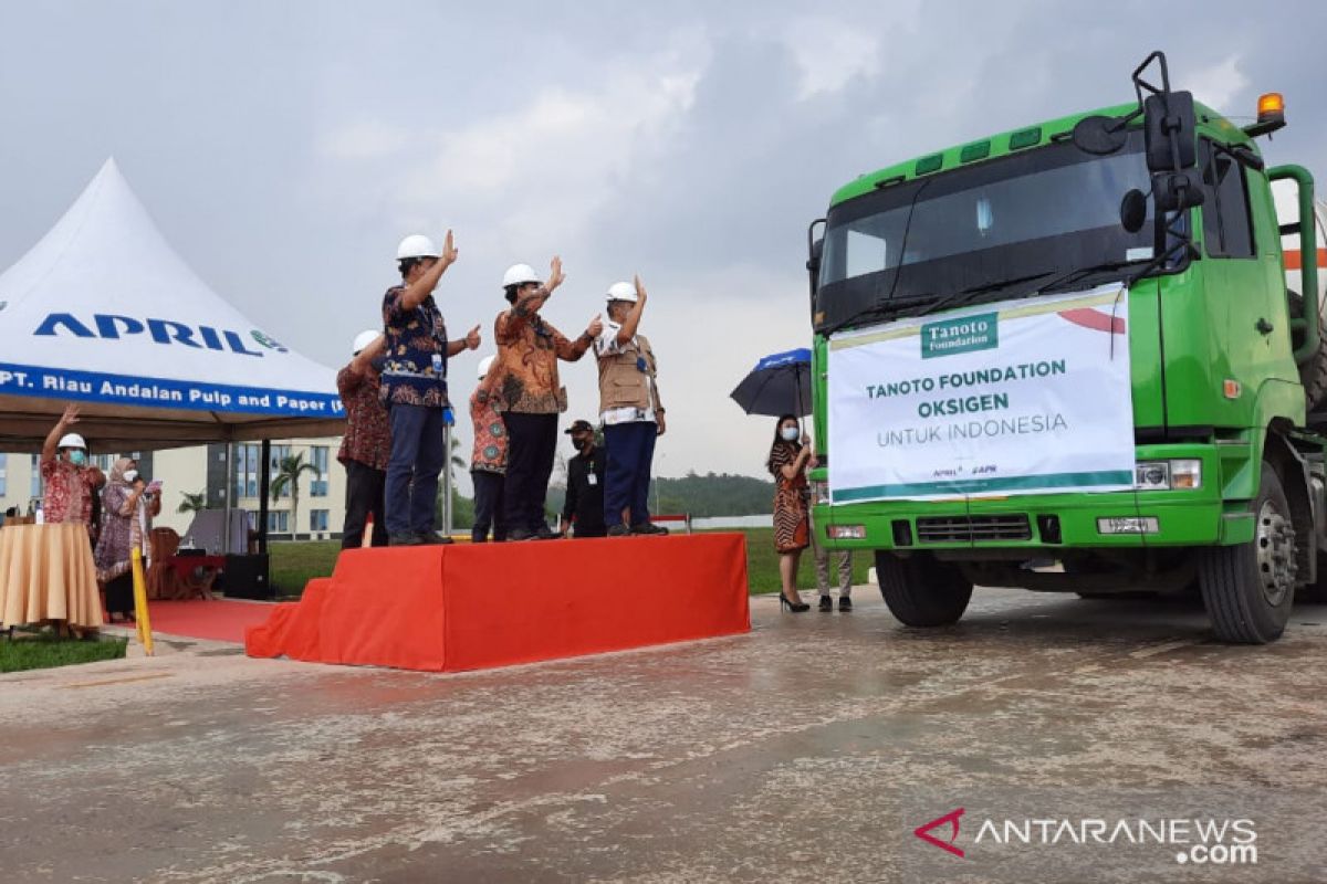 Tanoto Foundation donasi 500 ton oksigen untuk pasien COVID-19