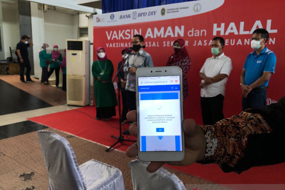 Pendaftaran vaksinasi di Kota Yogyakarta dilayani melalui aplikasi JSS