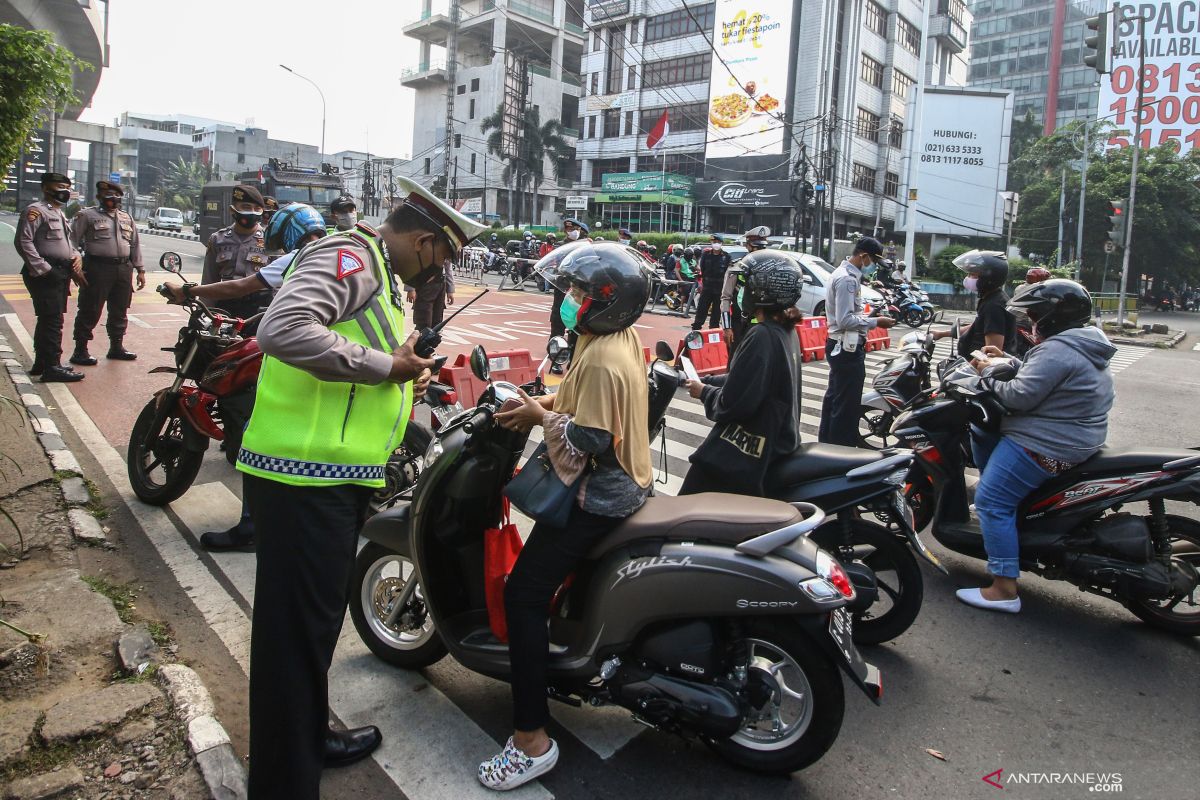 Penyekatan Jalan Fatmawati dan Antasari pada Sabtu baru sosialisasi