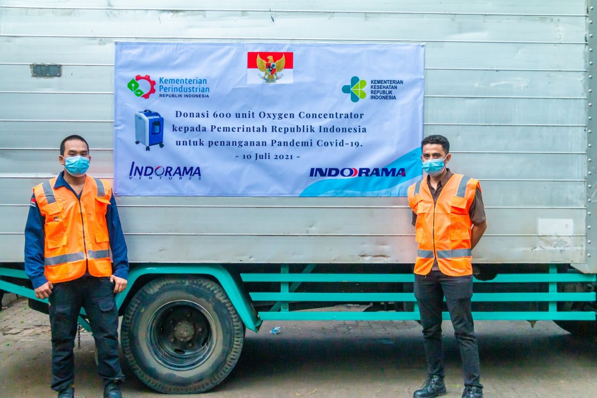 Menteri Perindustrian terima 600 unit oxygen concentrator dari industri tekstil