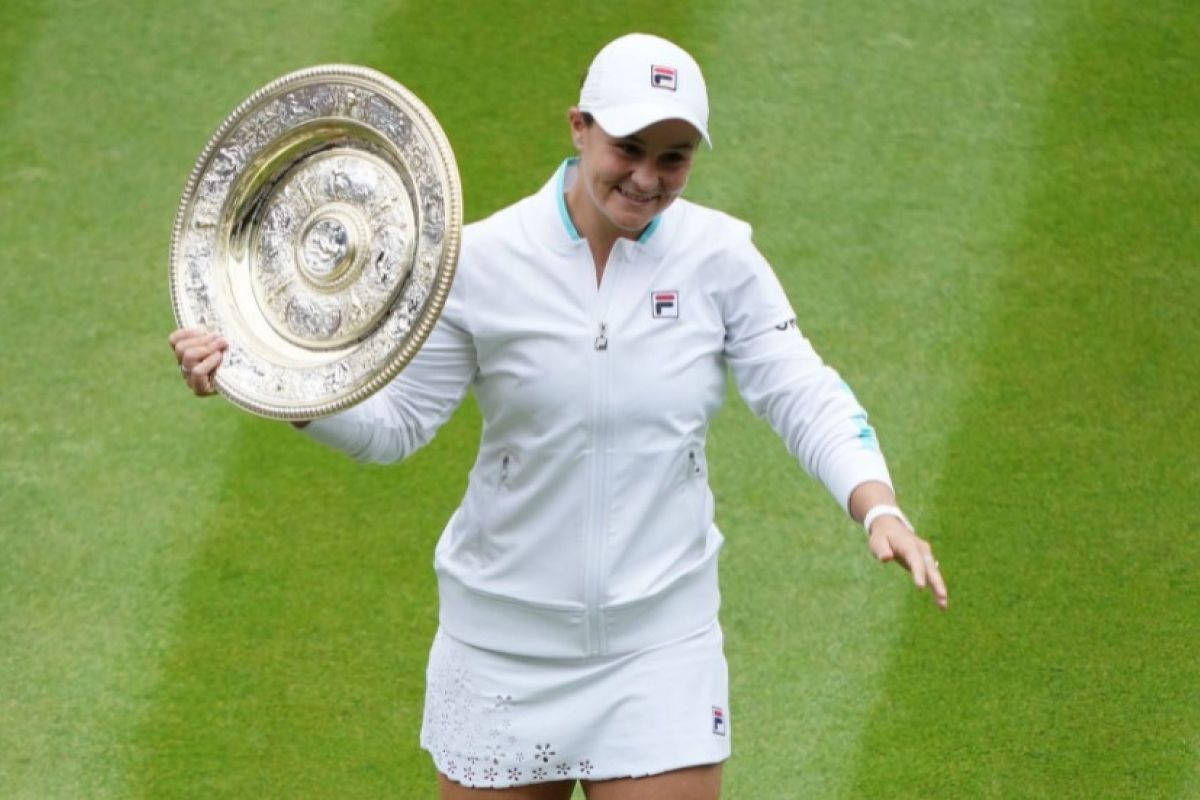 Wimbledon 2021 - Barty juara tunggal putri setelah tundukan Pliskova di partai final