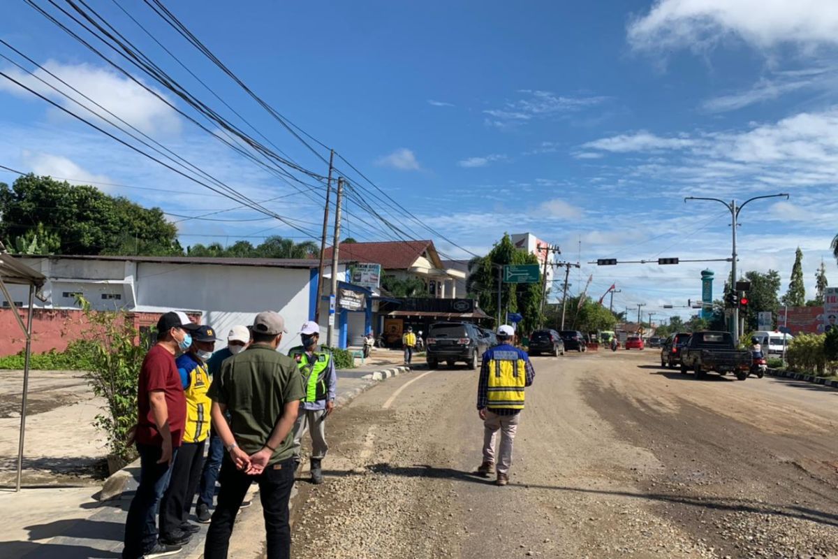 PT Conch - Balai PJN Kalsel inventarisasi kerusakan jalan di Tabalong