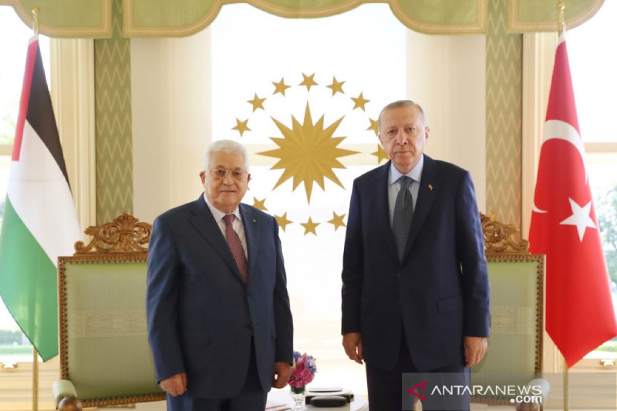 Presiden Turki, Presiden Palestina dan pemimpin Hamas lakukan pertemuan