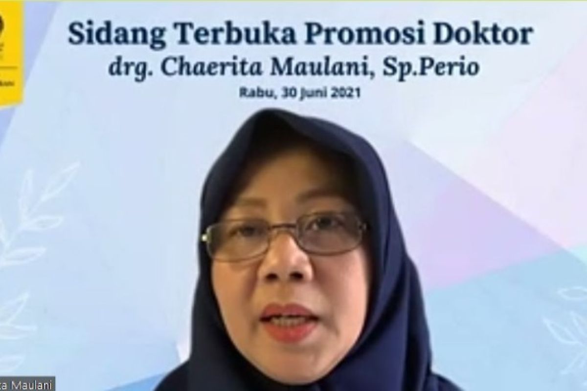 Chaerita Maulani raih Doktor ke-121 FKG UI