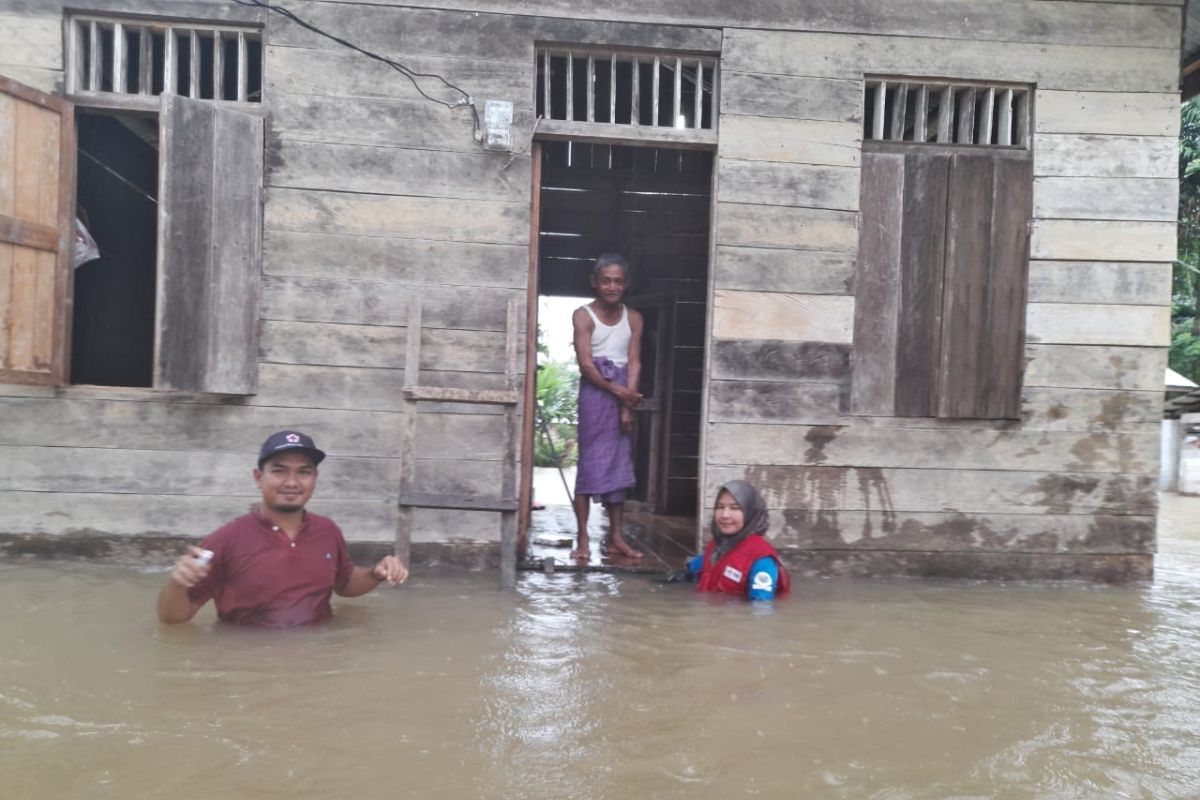 Banjir kembali landa Aceh Jaya, 11 gampong terendam