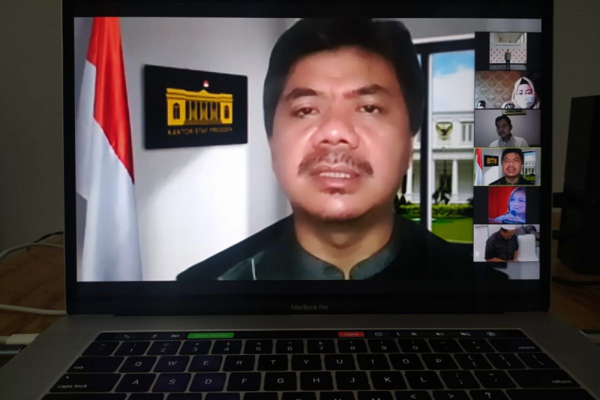 KSP bahas penanganan COVID-19 dengan kepala desa Jawa-Bali