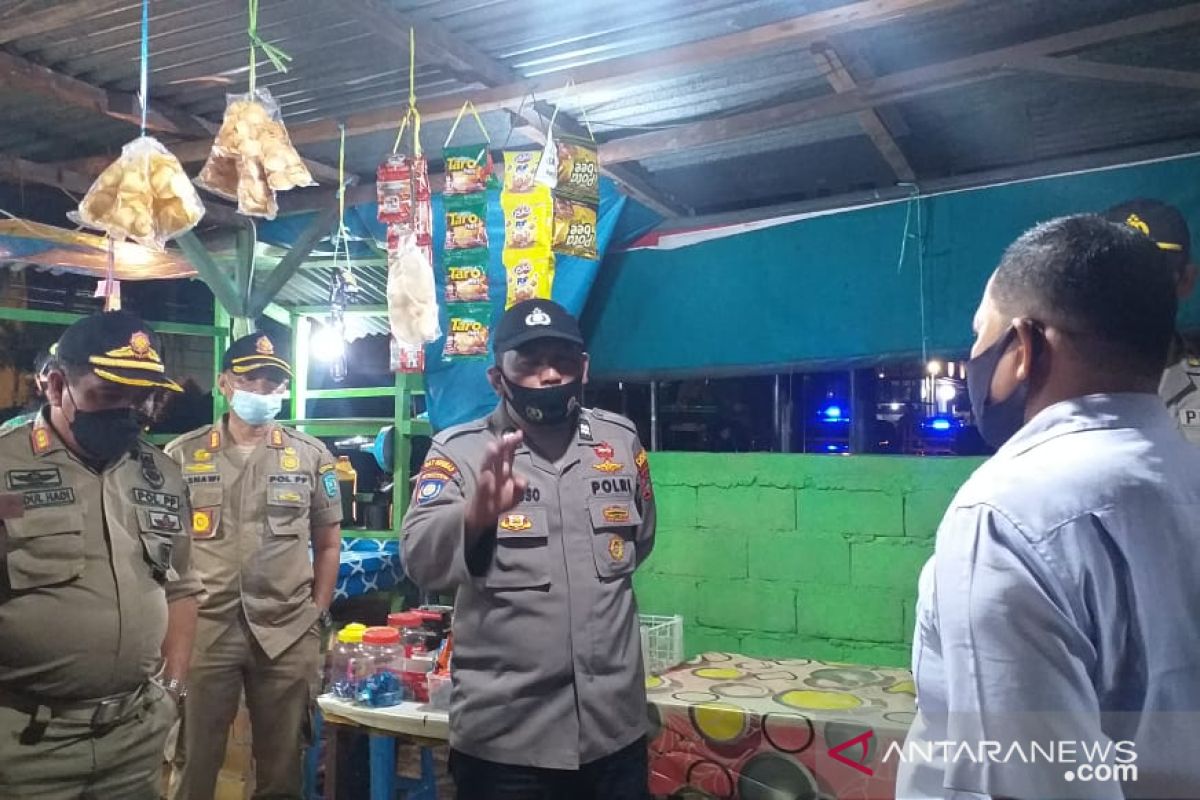 Tim patroli pengawas PPKM Belitung menjaring 12 pelanggar PPKM