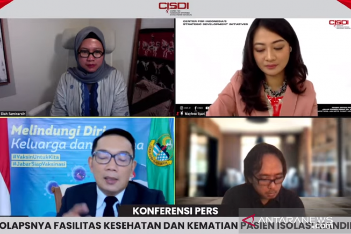 Ridwan Kamil sebut dukungan telekonsultasi penting untuk isoman