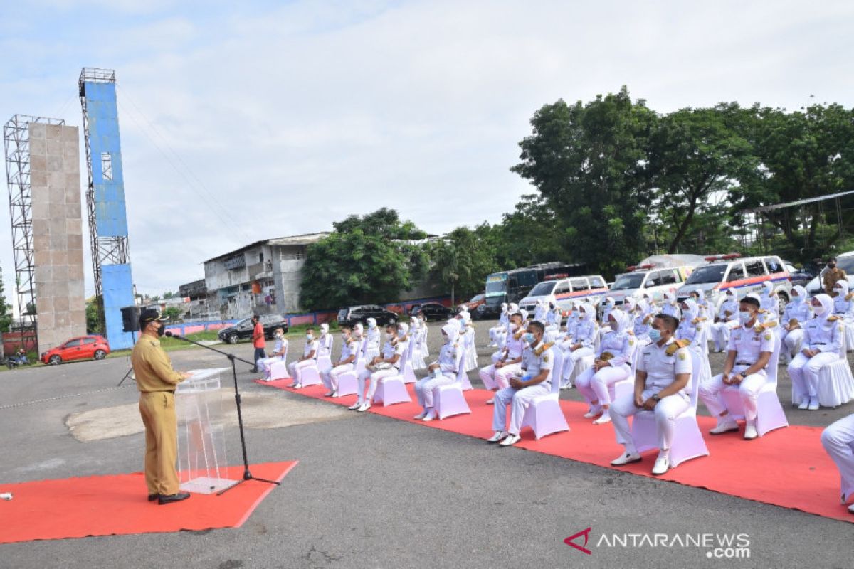 Jambi turunkan 62 relawan rawat pasien COVID-19 isolasi mandiri