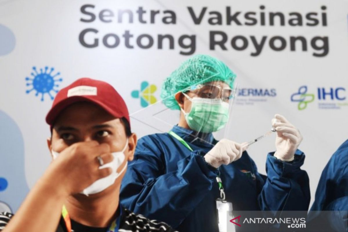 Sebanyak 36,36 juta orang telah mendapat suntikan vaksin COVID-19