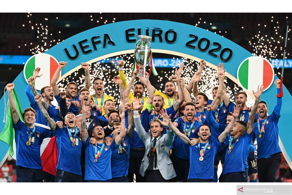 Daftar juara Euro : Italia jadi jawara kembali setelah setengah abad