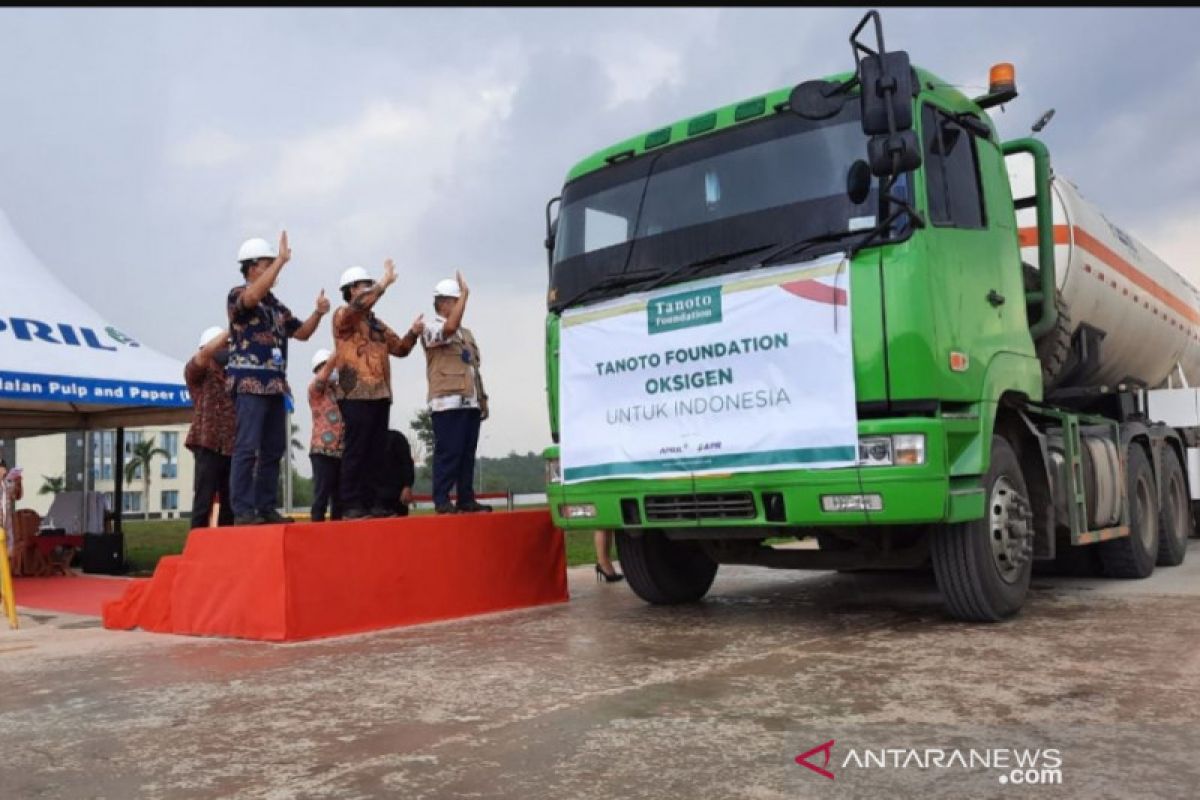 PJR Polda Riau kawal pengiriman 70 ton oksigen ke Jakarta