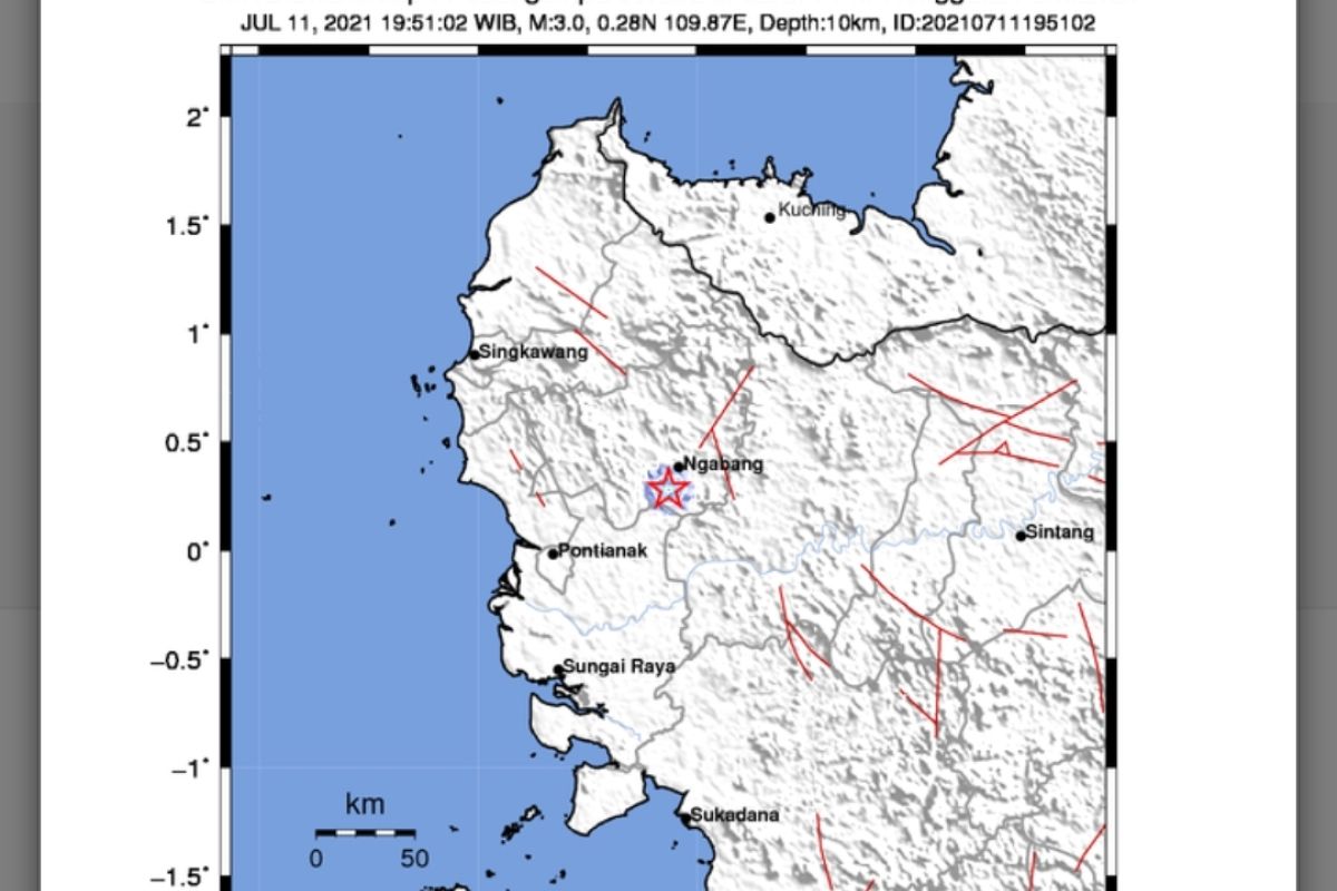 BMKG : Gempa di Landak dipicu aktivitas sesar aktif