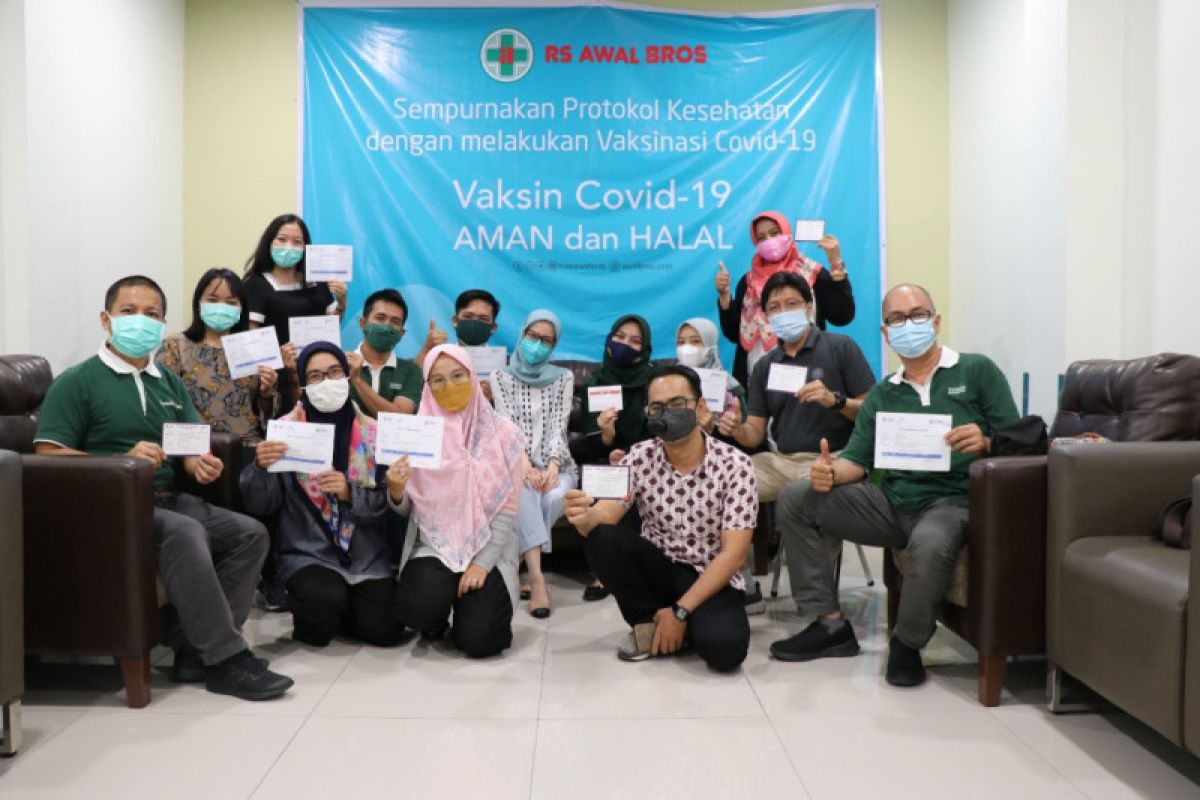 Jelang PTM, seluruh staf Tanoto Foundation Riau divaksin COVID-19