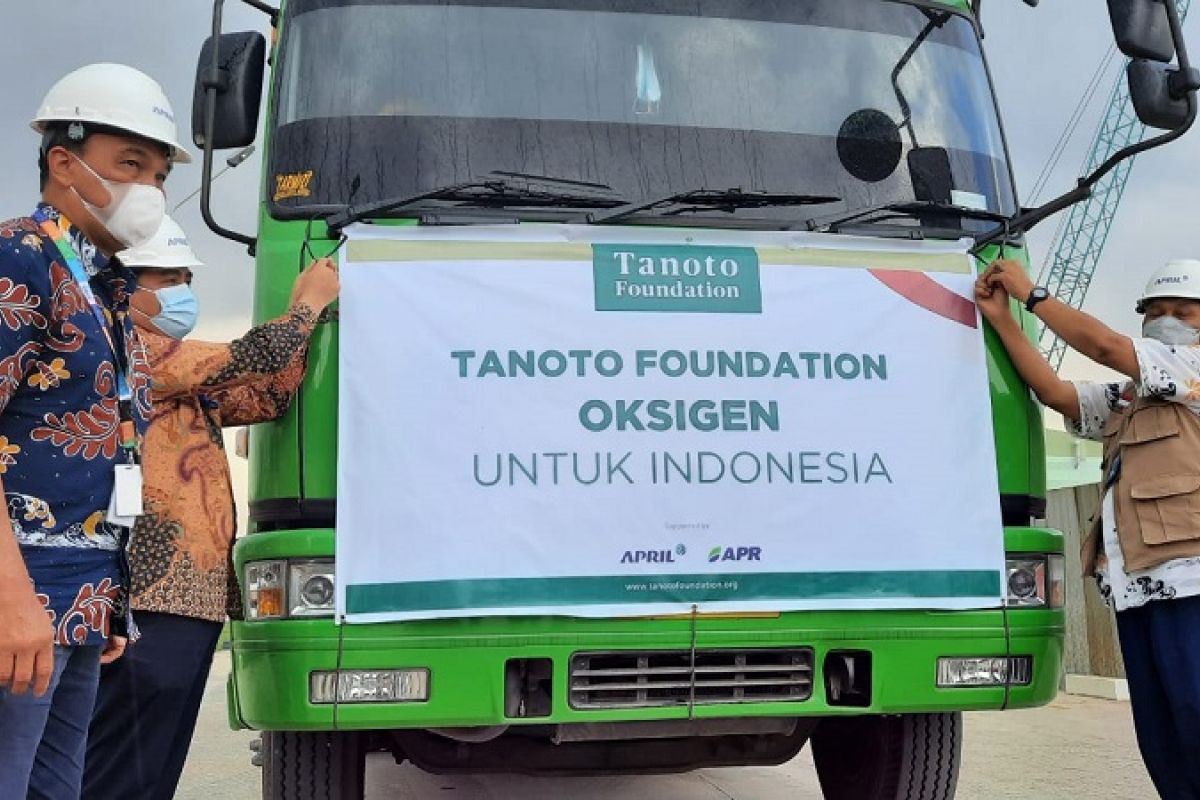 Tanoto Foundation donasikan 500 ton oksigen bagi pasien COVID-19