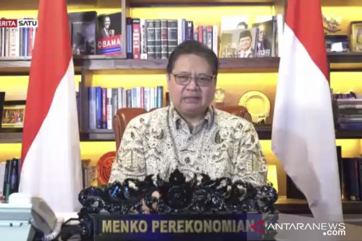 Menko Airlangga: Pemerintah kompensasi penerapan  PPKM lewat dana PEN