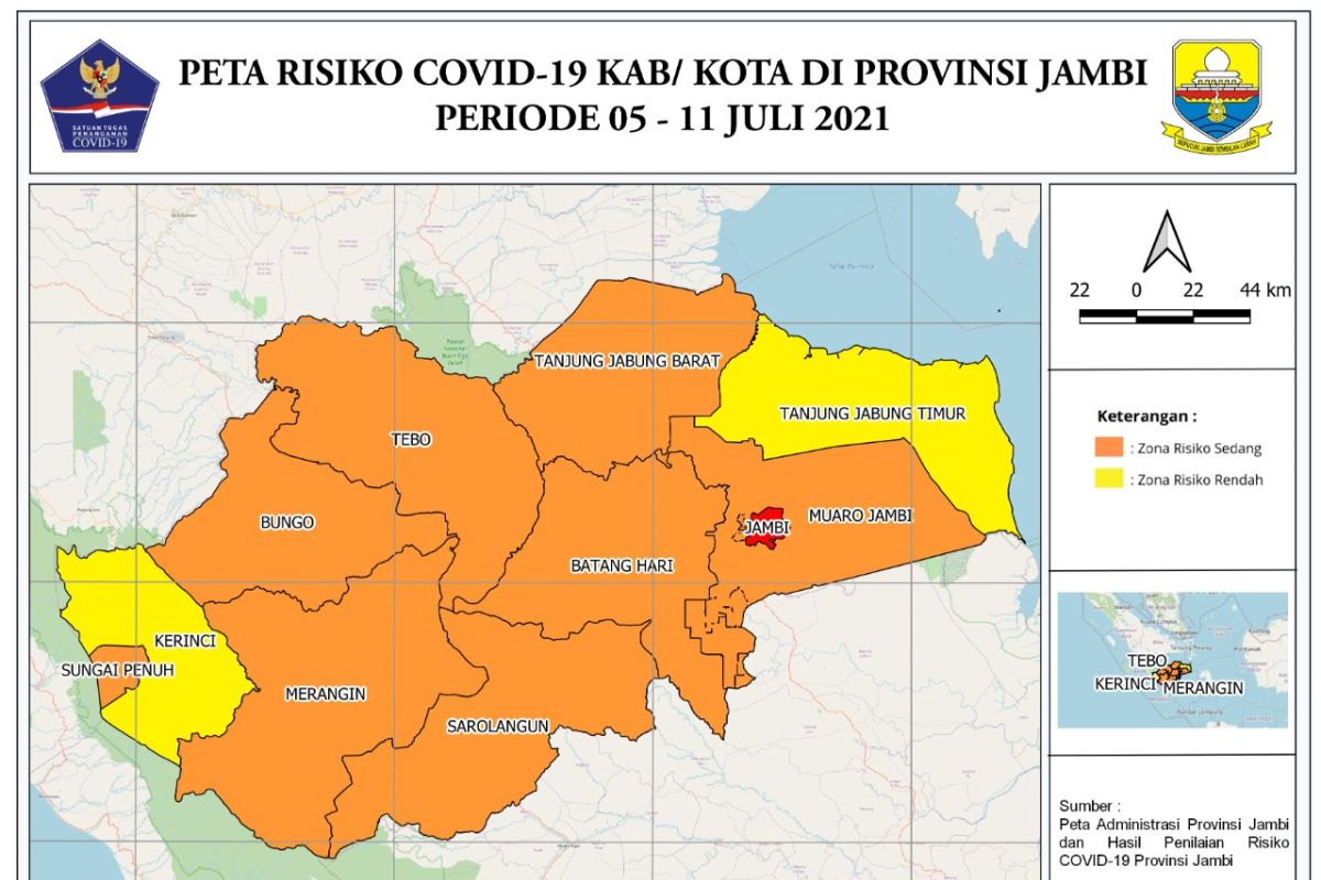 Jumlah terbanyak, sehari 352 warga Jambi terkonfirmasi positif COVID-19