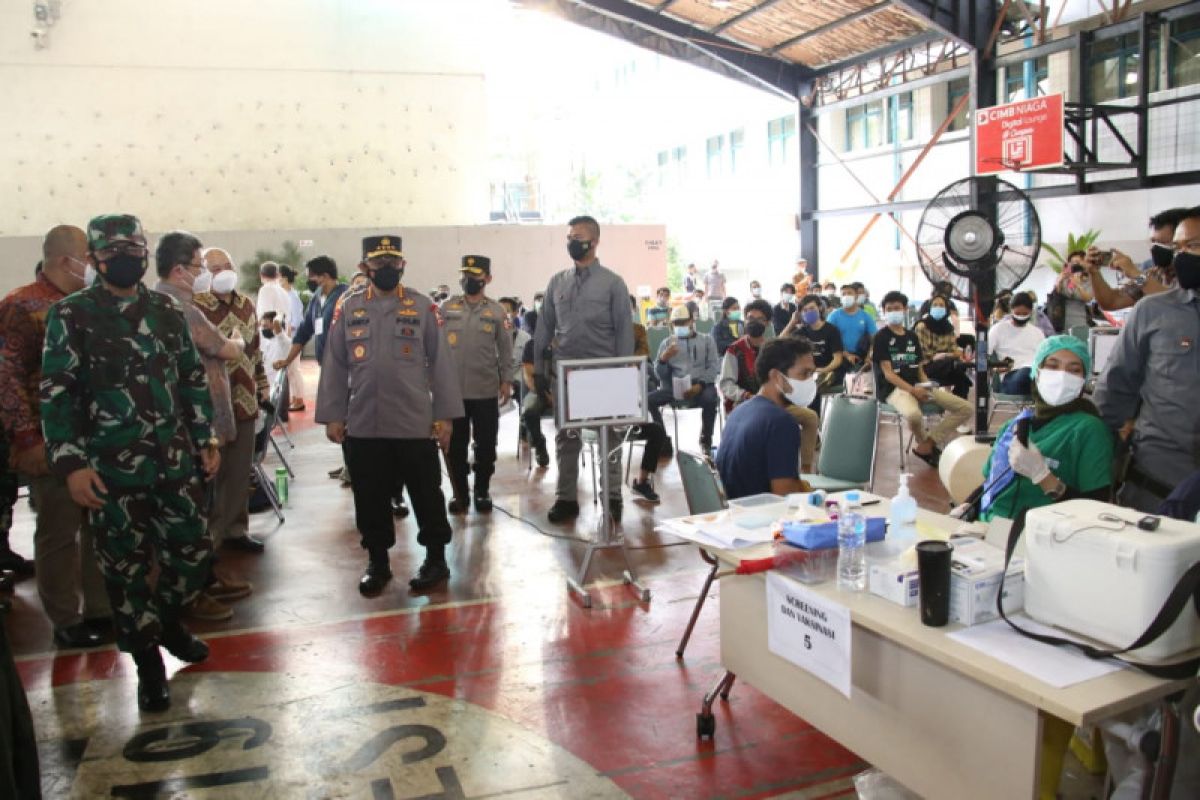 Kapolri apresiasi DPP LDII gelar vaksinasi massal di pesantren