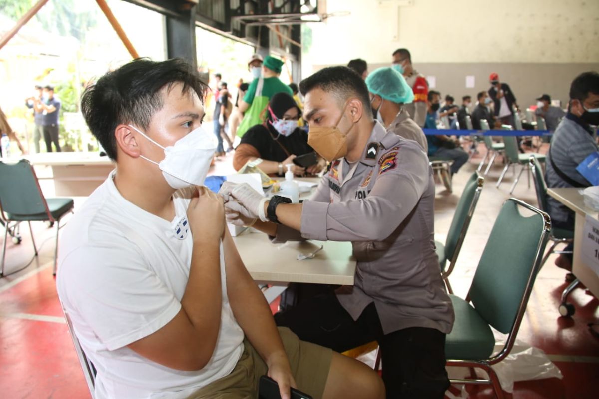 15,190 juta jiwa penduduk Indonesia terima  vaksin lengkap COVID-19