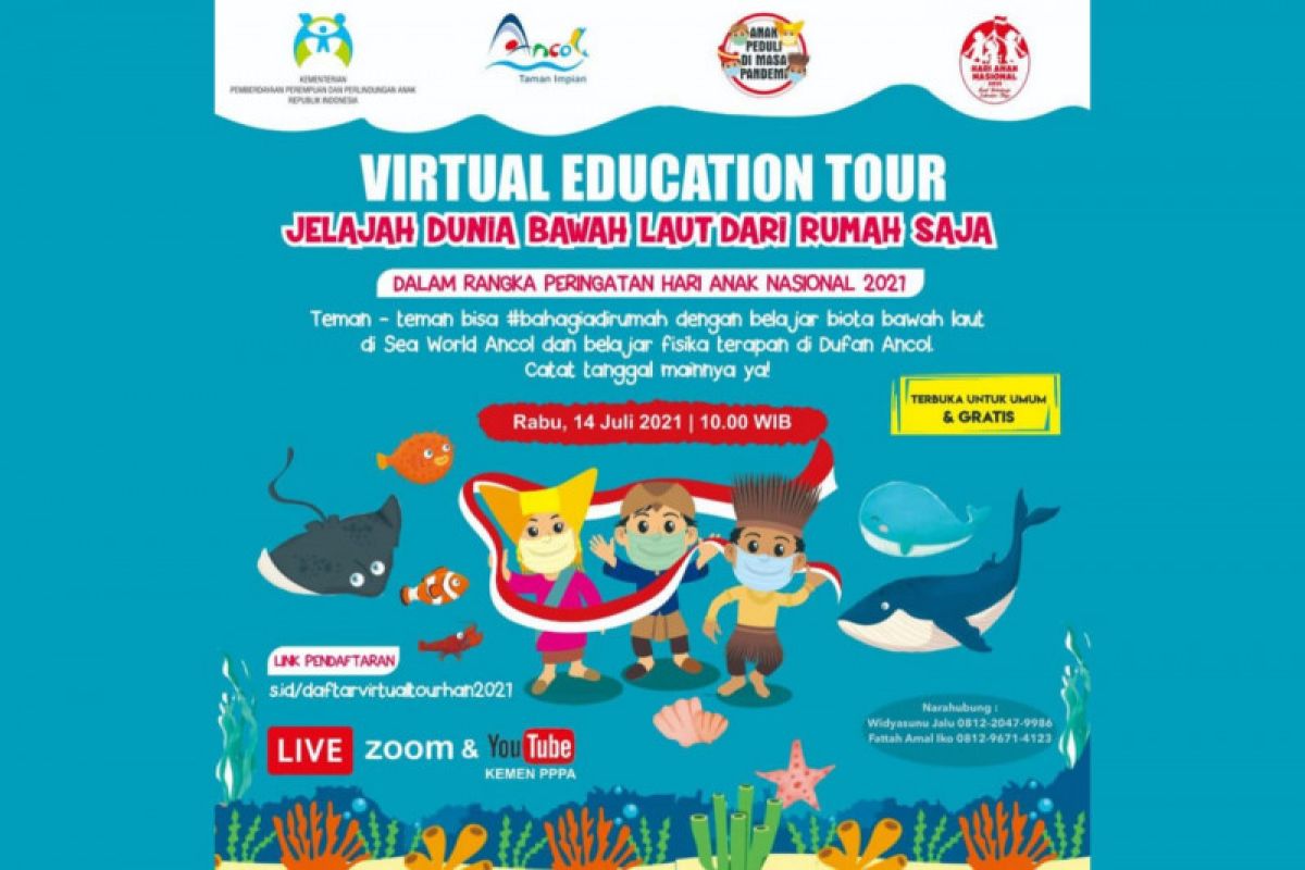 Ancol dan Kementerian PPPA hadirkan hiburan virtual rayakan HAN 2021