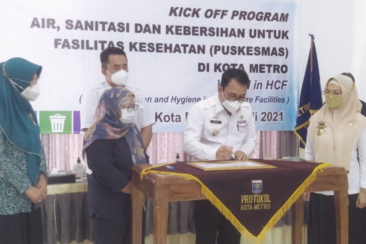 Ciptakan puskesmas inklusif bagi masyarakat, Pemkot Metro mulai Program Wash in HCF