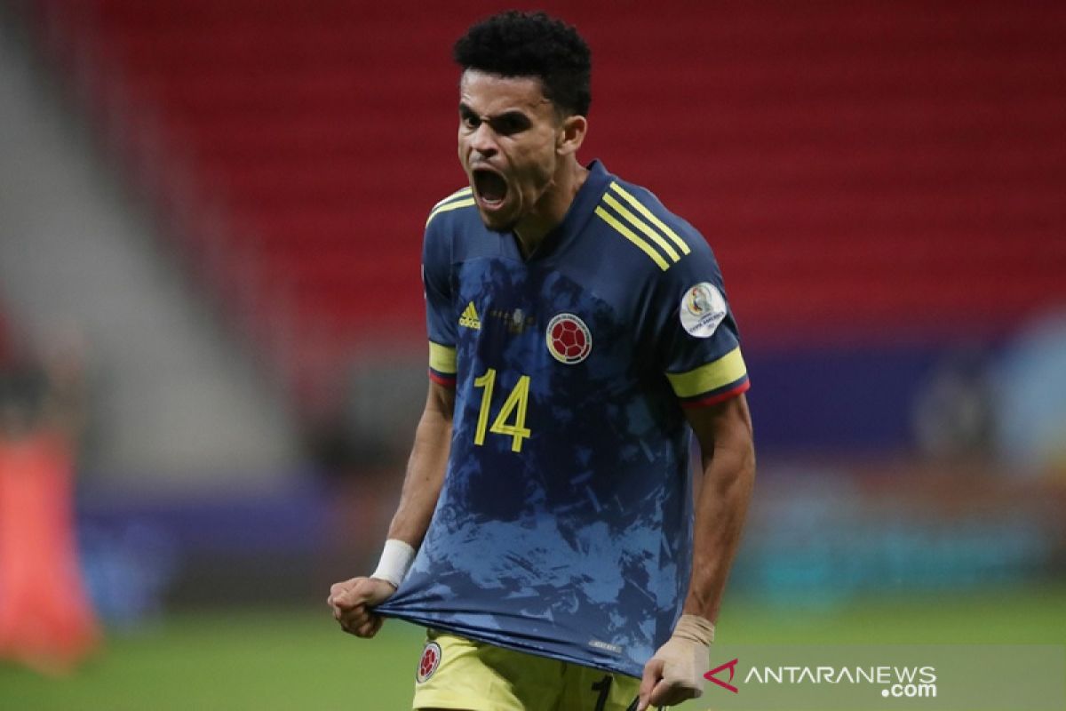 Penyerang Kolombia Luis Diaz menjadi pemain naik daun Copa America 2021