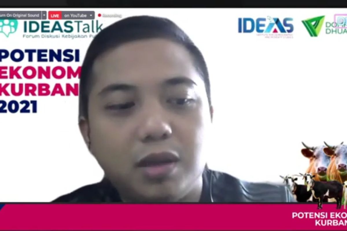 IDEAS: Akibat krisis pandemi, potensi ekonomi kurban 2021 turun Rp2 triliun