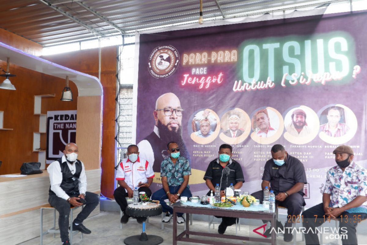 Sejumlah lembaga di Papua Barat terima revisi Otsus Papua