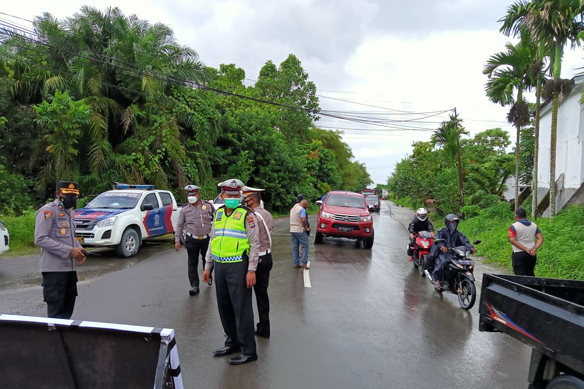 Enam titik di kota Sorong diperketat selama penerapan PPKM darurat