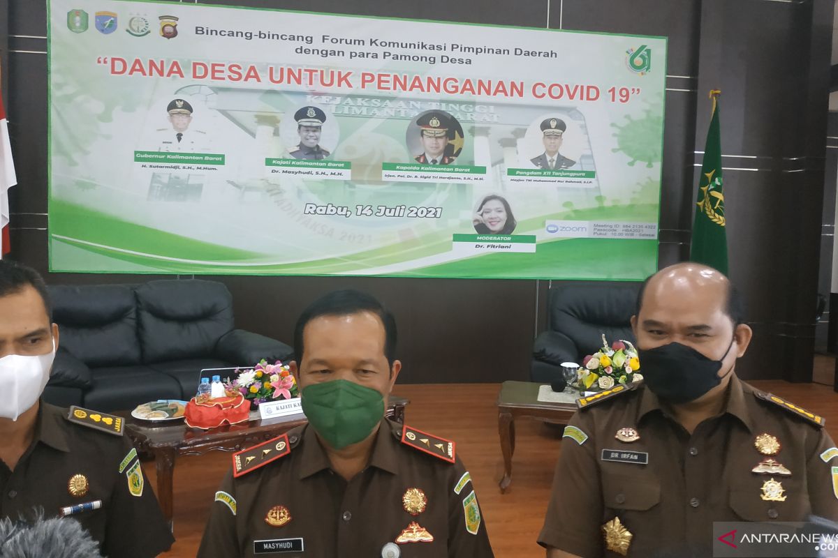 Kajati Kalbar: Dana desa boleh untuk penanganan pandemi COVID-19