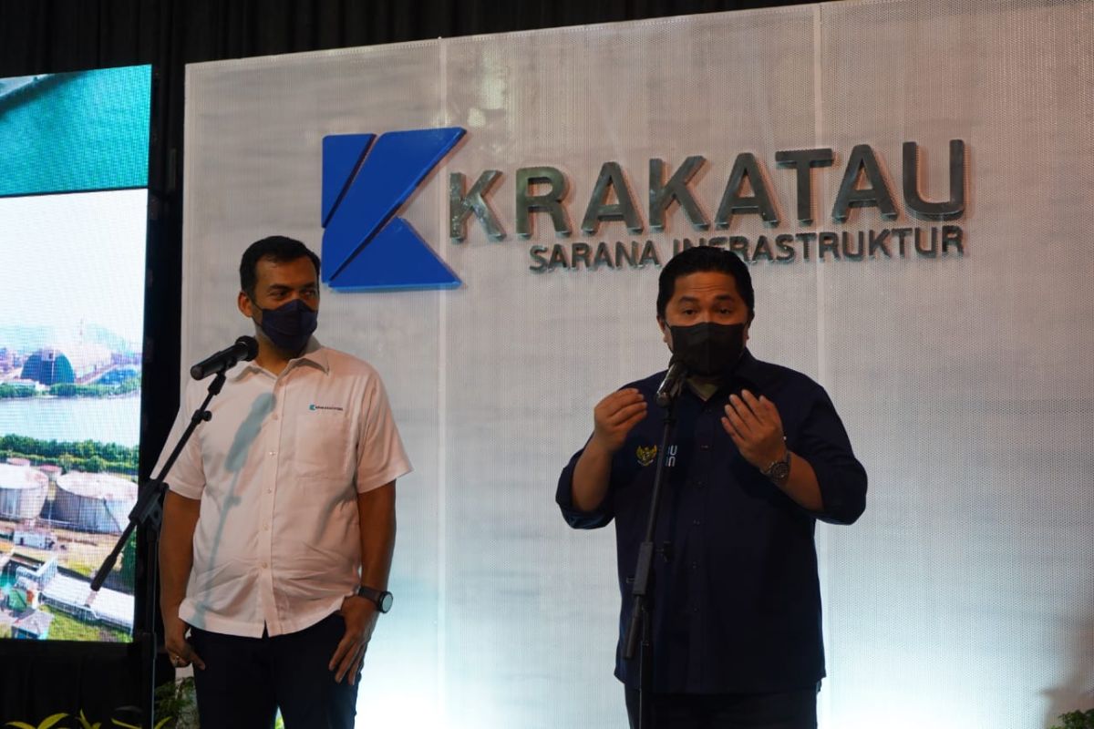 Menteri BUMN Erick Thohir yakin KSI dapat optimalkan kinerja Krakatau Steel