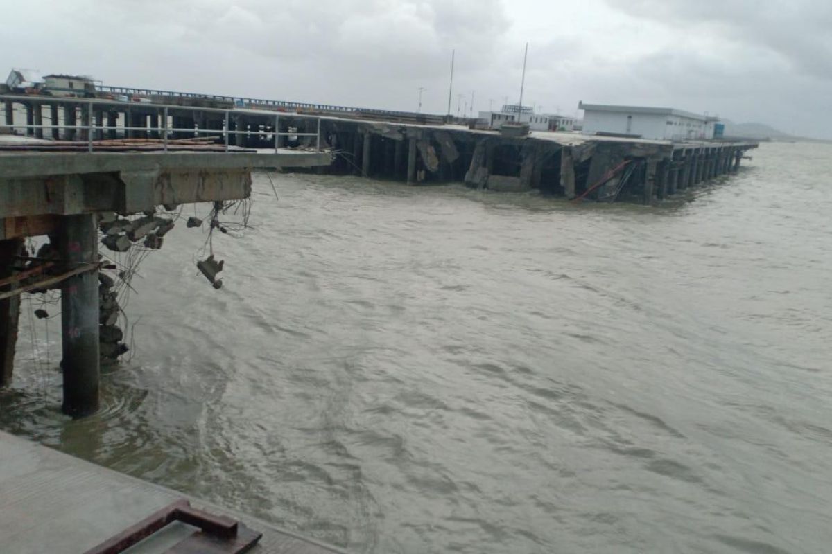 PT WIKA investigasi ambruknya trestle Pelabuhan Kijing