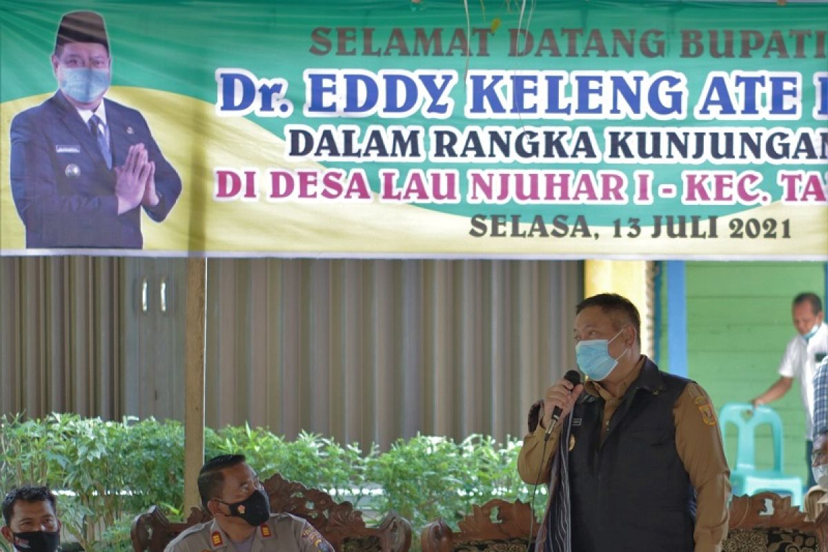 Bupati Dairi sambangi warga Lau Njuhar I