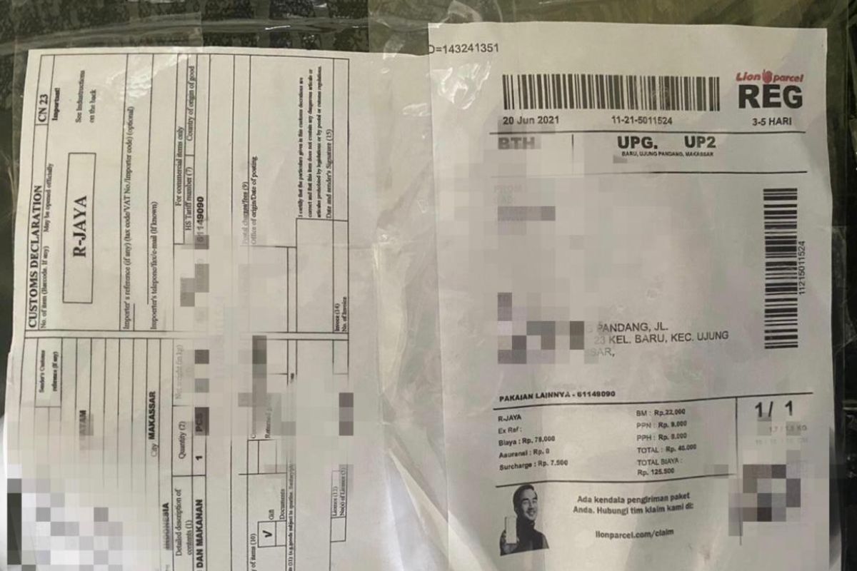 Ada paket ekspedisi  dari Batam berisi ganja