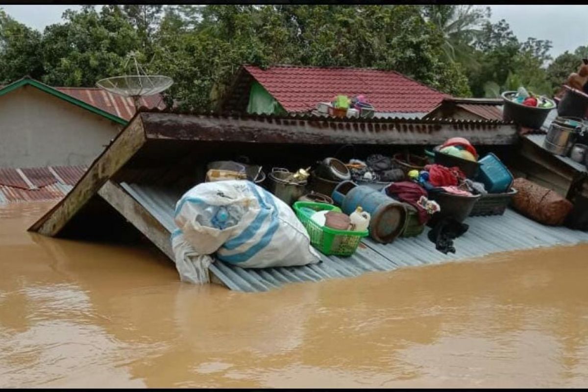 Banjir rendam 2.862 rumah di Kapuas Hulu Kalbar