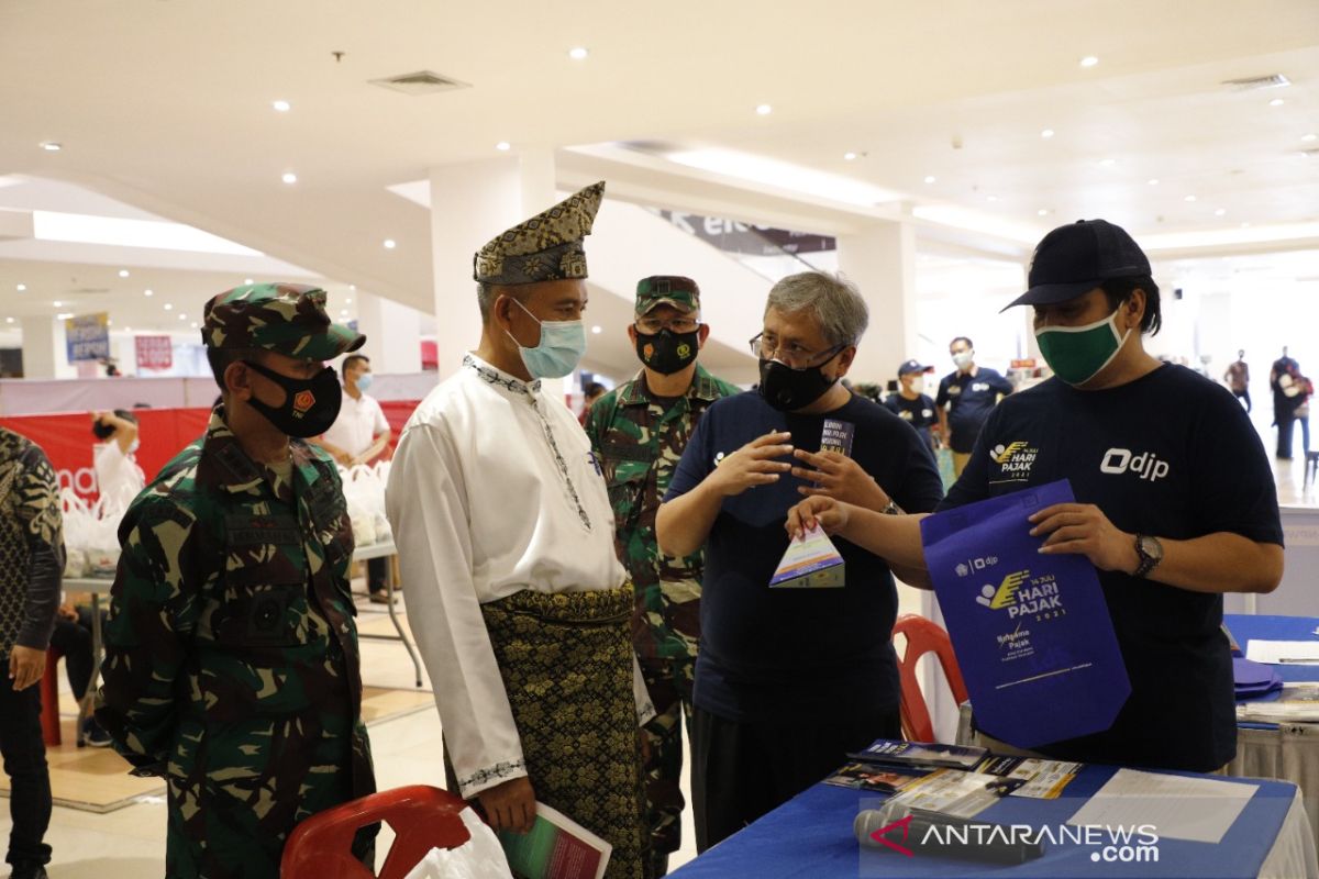 Dihadiri Wawako Pekanbaru DJP Riau sumbang puluhan kantong darah bagi PMI