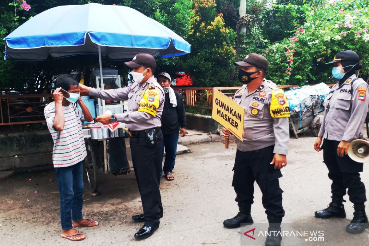 Polsek Banjarmasin Tengah gelar operasi yustisi prokes antisipasi peningkatan kasus COVID-19