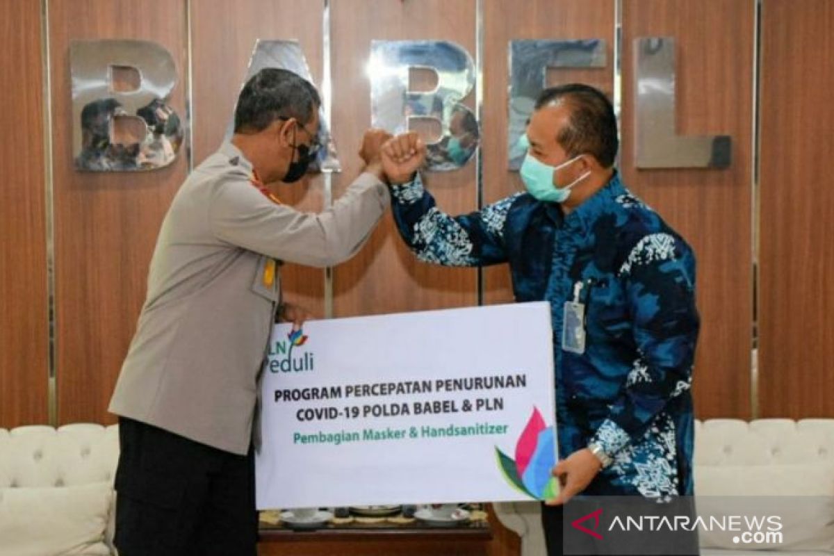 Polda Babel dan PLN sinergi cegah penyebaran COVID-19