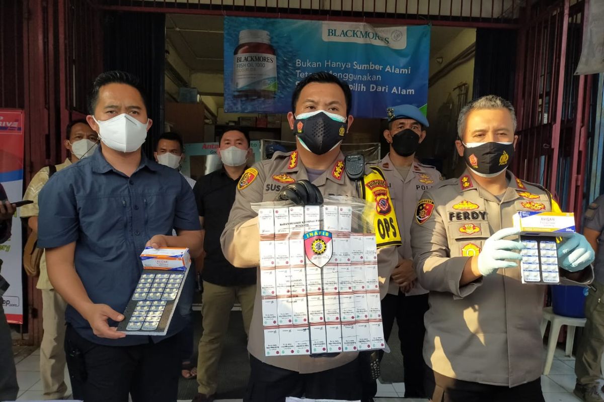 Polresta Bogor Kota temukan tiga apotik yang jual obat COVID-19 di atas HET