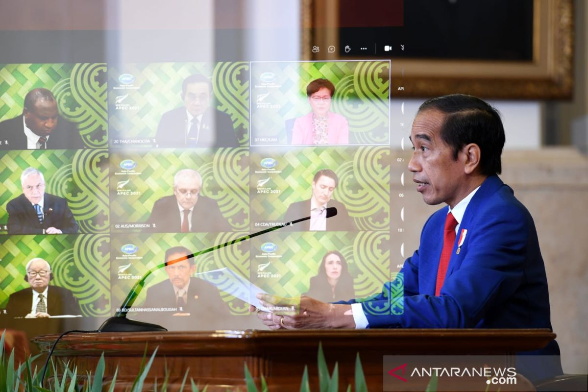 Presiden Jokowi hadiri virtual KTT Informal APEC bahas penanganan COVID-19