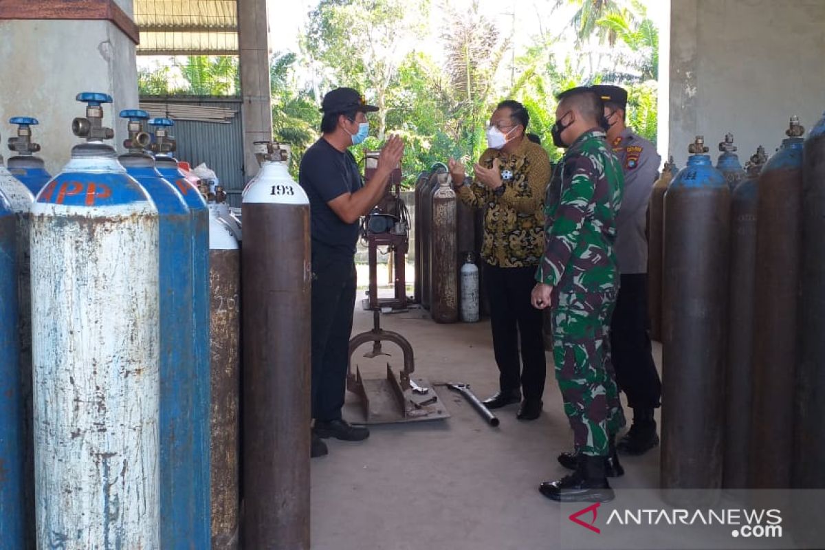 Wakil Bupati Belitung tinjau pabrik pengisian oksigen