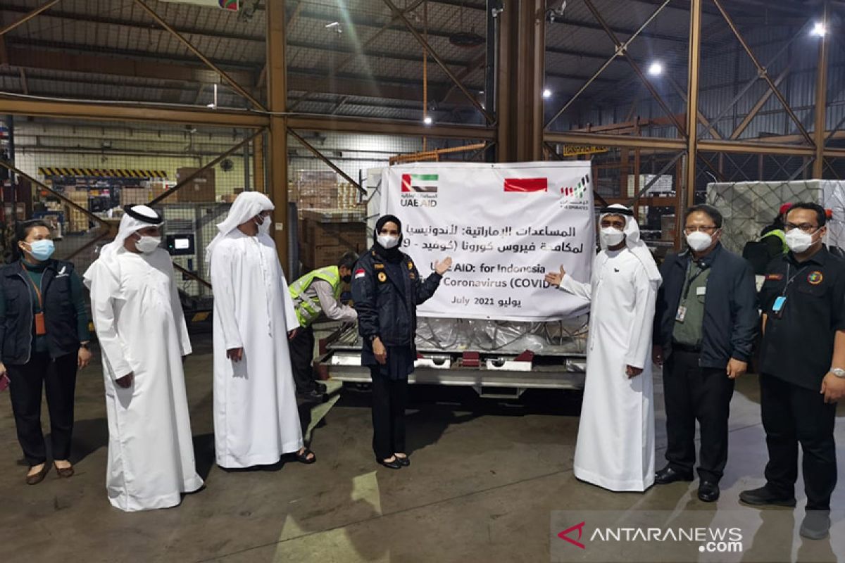 UAE kirim bantuan alkes ke Indonesia untuk atasi COVID-19 varian Delta