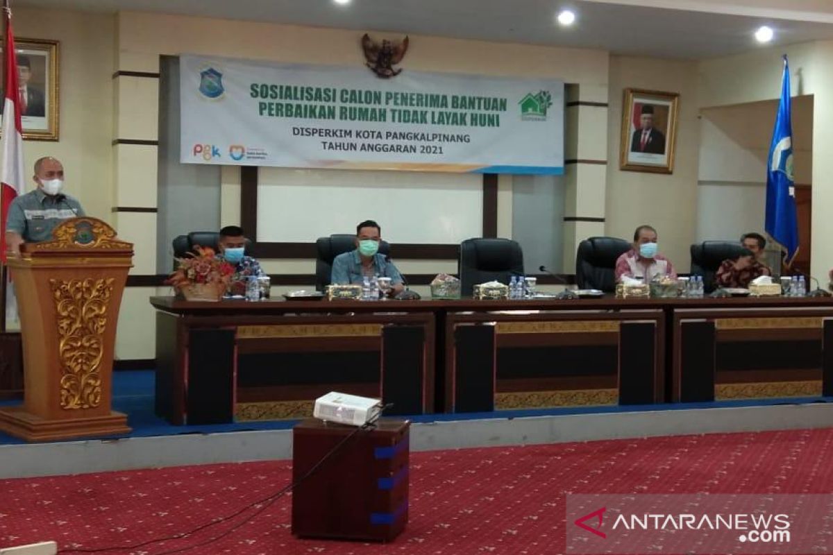 Pemkot Pangkalpinang berikan bantuan 21 rumah layak huni