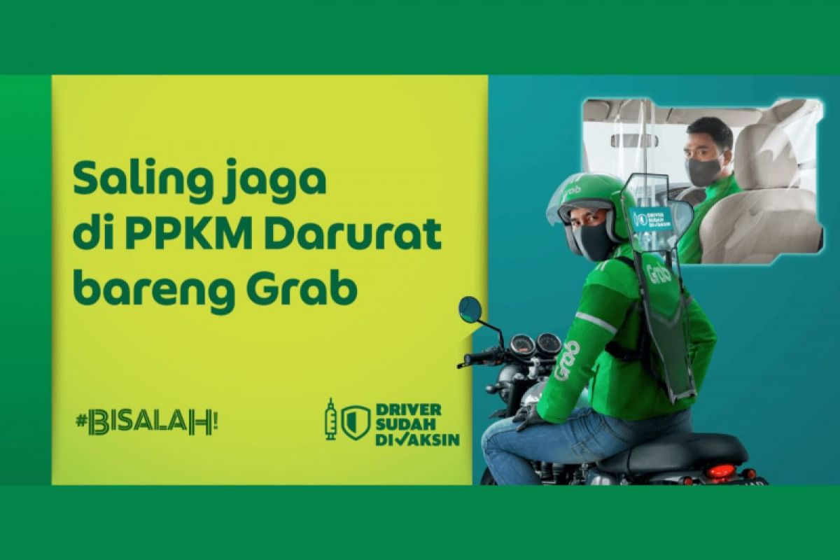 Tiga langkah Grab pastikan pelanggan aman di PPKM darurat