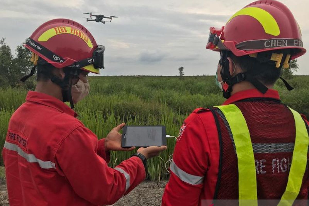 Bumi Mekar Hijau gunakan teknologi drone cegah karhutla di OKI