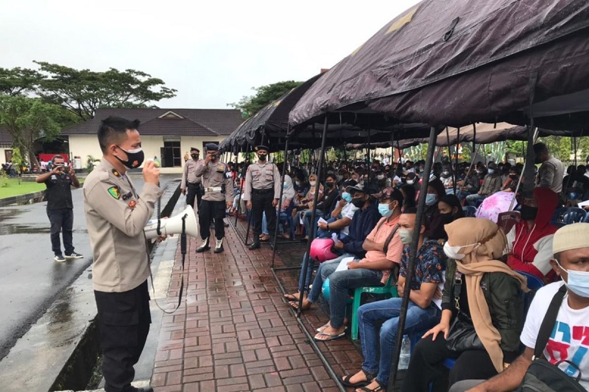 Gerai presisi vaksinasi COVID-19 Polda Maluku layani 5.056 orang, begini penjelasannya