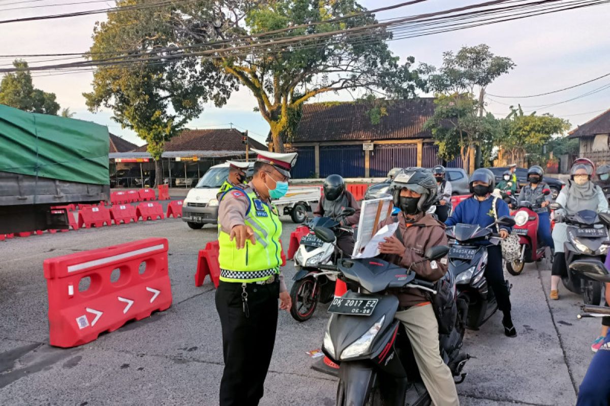 Polres Badung perketat penyekatan di perbatasan antar kabupaten