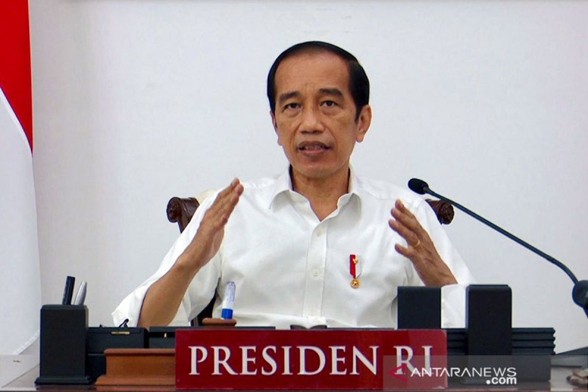 Presiden Jokowi: Butuh kepemimpinan kuat untuk hadapi pandemi