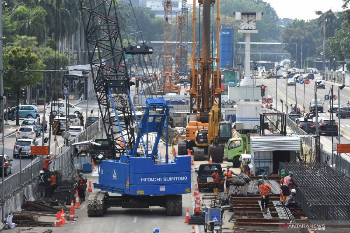 MRT lakukan rekayasa lalu lintas karena pekerjaan terowongan stasiun