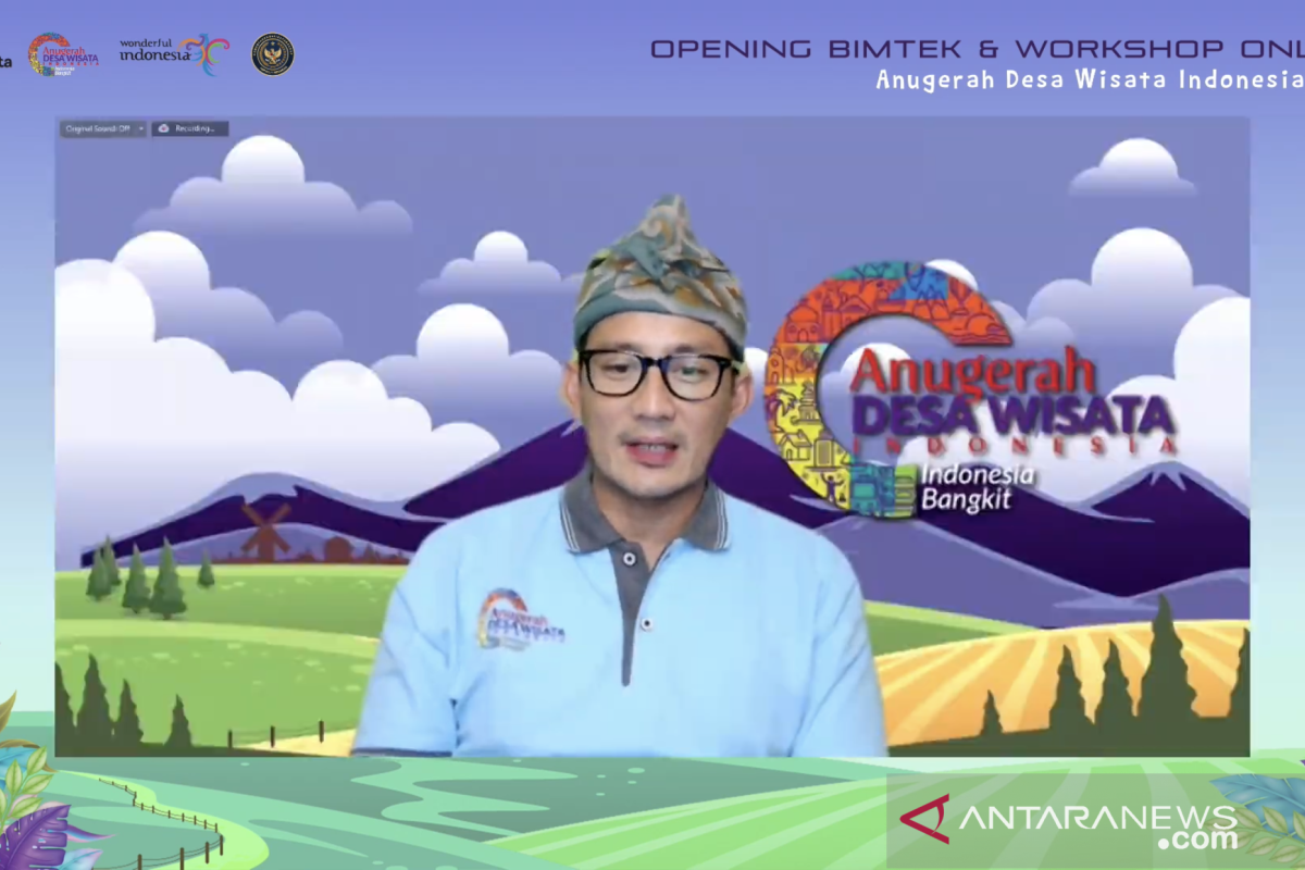 Sandiaga: Desa wisata bisa jadi lokomotif kebangkitan ekonomi